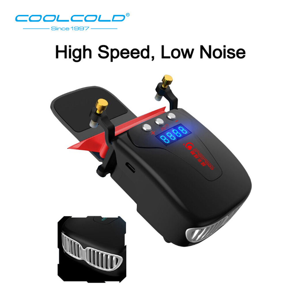 COOLCOLD K36 Laptop cooling pad Laptop cooler Notebook accessories Heat Dissipation Radiator Cooling LED Temperature Display Fan