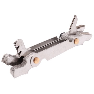 High Quality 58 Blades Metric &Whitworth 55/60 Degree Thread Screw Pitch Gauge For Measuring Tool