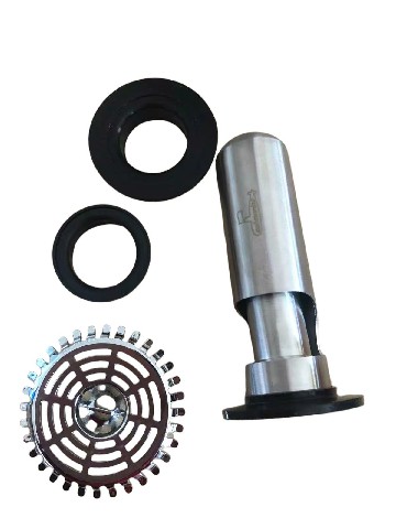 Customizable size stainless steel floor drain.
