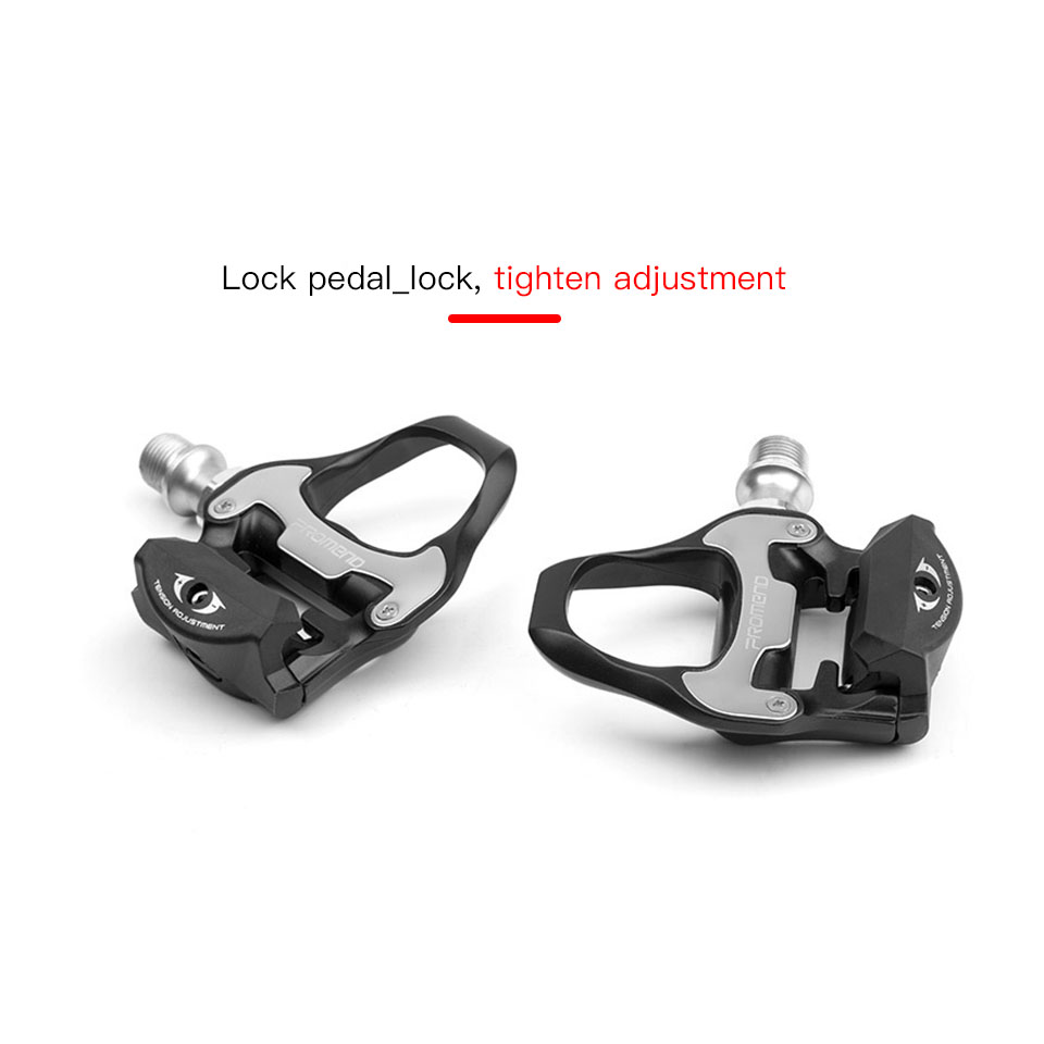 MTB Bike Road Bicycle Pedal Self-locking Shoes Bearings for Shimano With Lock Tabs Anti-slip Adjustable Pedals Bicycle Equipment
