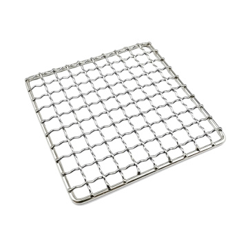 BBQ Mesh Stainless Steel Square BBQ Grill Mesh Home Roast Nets Bacon Grill Tool Metal Firing Mesh Outdoor Camping Kitchen Tools
