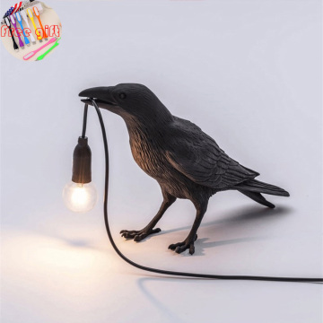 Art bird table lamp LED wall lamp living room bedside lamp corridor dining room home decoration bird wall lamp