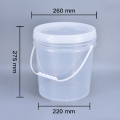 10L Food grade thicken Plastic Bucket for paint oil with Lid and handle Household storage container