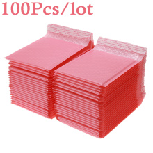 100pcs Bubble Mailers Padded Envelopes Pearl film Gift Present Mail Envelope Bag For Book Magazine Lined Mailer Self Seal Pink