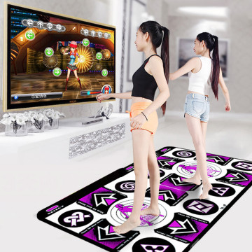 Double dancing mat non-slip dance step somatosensory game mat dancing mat + 2 remote controls + wireless receiver#30