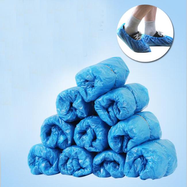 Hot 100pcs(50 pairs) Unisex Guesthouse Hotel Slippers Spa Guest Disposable Dustproof household shoe cover