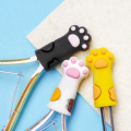 1pcs Cute Cat Paw Designs Nipper Cover Protective Sleeve for Nail Cuticle Scissors Dead Skin Tweezers Cap Pedicure Manicure Tool