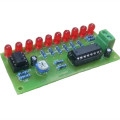 NE555+CD4017 Running LED 10 LED Light Electronic Production Suite DIY Kits