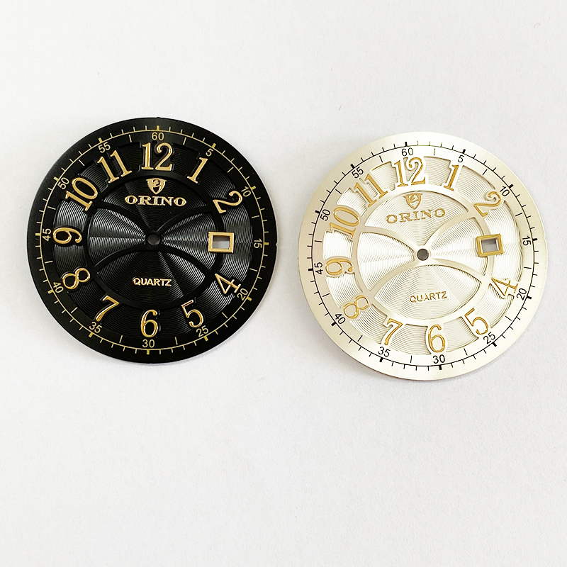 white watch dial