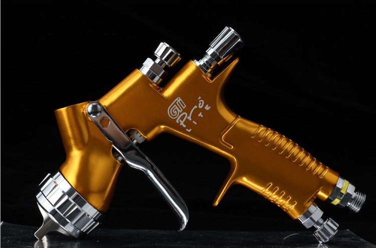 high quality professional Gti pro lite golden painting gun TE20 T110 1.3mm 1.8mm spray gun paint gun water based air spray gun