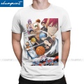 Kuroko No Basketball Men's T Shirt Haikyuu Anime Volleyball Manga Novelty Tee Shirt Short Sleeve T-Shirts Plus Size Clothing