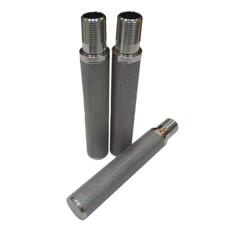 Industrial Sintered Porous Metal Filters wire mesh net customized stainless steel ss 304 316 oil water filter