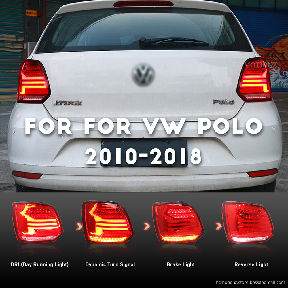 HCmotion 2010-2018 Sedan Back Lamp For Volkswagen Polo