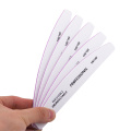 5pcs professional White Nail File Boat Style Sanding Nail Buffer 100/180 Washable UV Gel Polish lime a ongle Manicure Block