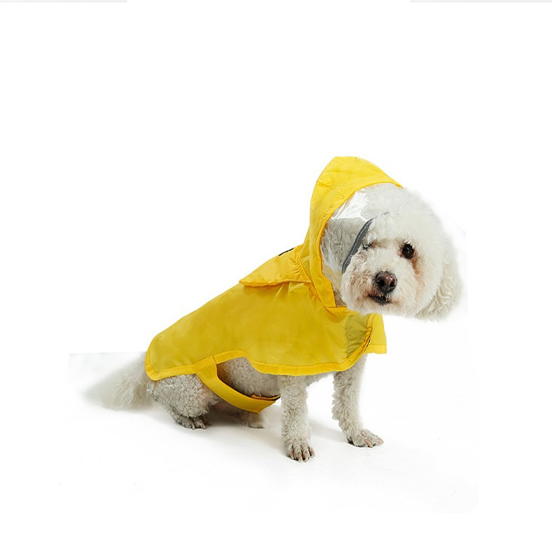 Dog Raincoat Portable Large Pet Raincoat Outdoor Breathable Lightweight Pet Waterproof Reflective Pet Clothes L-3XL