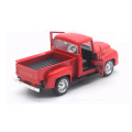 Car Model Metal Vehicle With Movable Wheels Red Truck Christmas New Year Decoration Products For Children