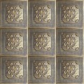 Faux tin ceiling tile ancient gold color ceiling panels PL66