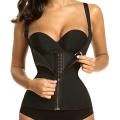 Adjustable Shoulder Strap Waist Trainer Vest Corset Women Zipper Hook Body Shaper Plus Size Waist Cincher Tummy