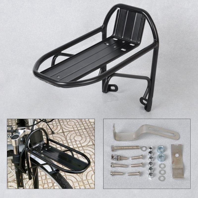 Aluminum Alloy Mtb Road Bike Bicycle Front Rack Carrier Panniers Bag Carrier Luggage Shelf Cycling Bracket Durable & Sturdy New