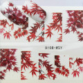 1 Pcs Sell Red Maple Leaves Acrylic Powder Crystal Design False Tips Nails Art Builder For Manicure Acrylic Powder for Nail Art