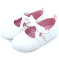 Leather Shoes Lace Bow Girl Infant Shoes Wholesale