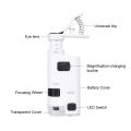 80-120X Microscope With Phone Clip LED Lamp Magnifier Loup Textile Microscopes