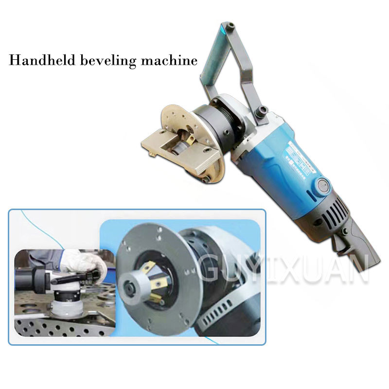 Portable beveling machine, flat beveling machine, chamfering machine, welding point, metal mold crusher, welding equipment