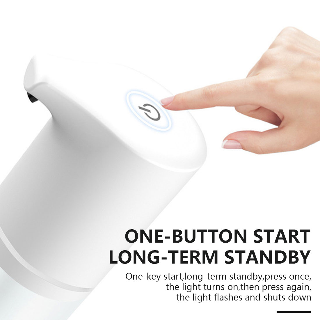 350ML Touchless Automatic Soap Dispenser USB Charging Smart Foam Machine Infrared Sensor