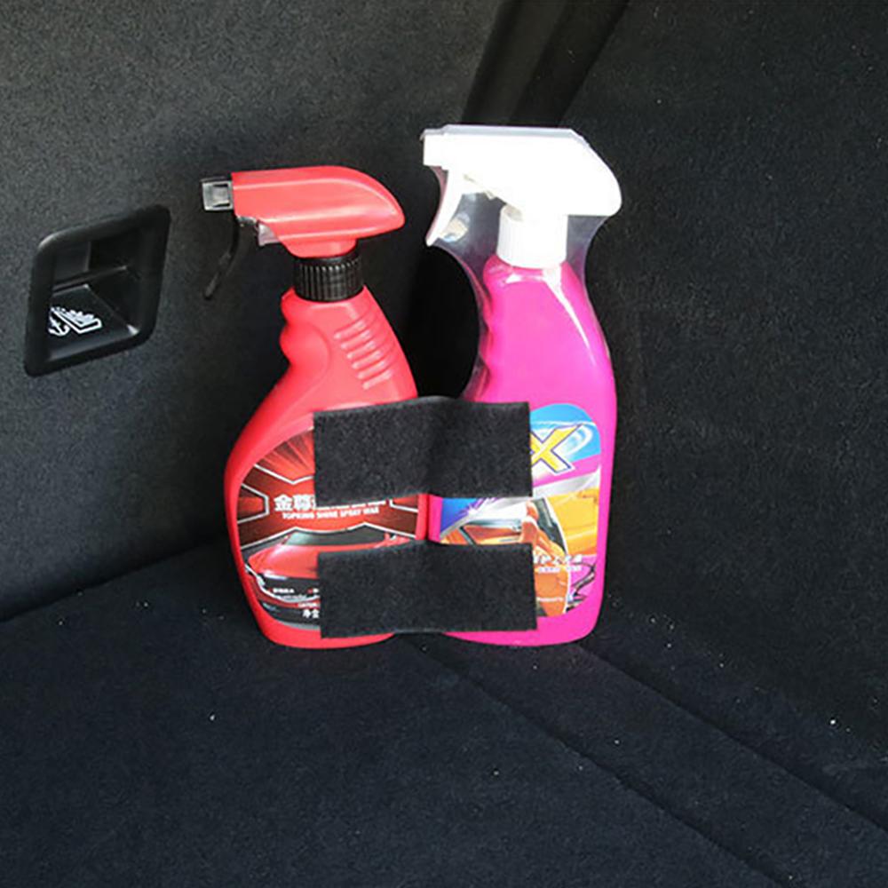 4Pcs Set Car Trunk Storager Vehicle SUV Rear Rack Car Tail Box Fire Extinguisher Fixing Belt Strap Stickers Auto Accessories