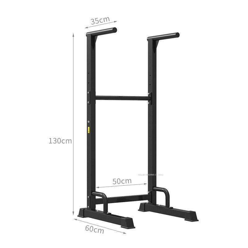 Multi-Function Home Gym 130CM Height Stand Dip Bar, 440 Lbs Capacity Parallel Bars Fitness Station Keep Body Sexy