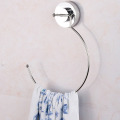 Towel Rack Stainless Steel Polished Ring Durable Convenient Holder Reusable Thick Classic With Suction Cup