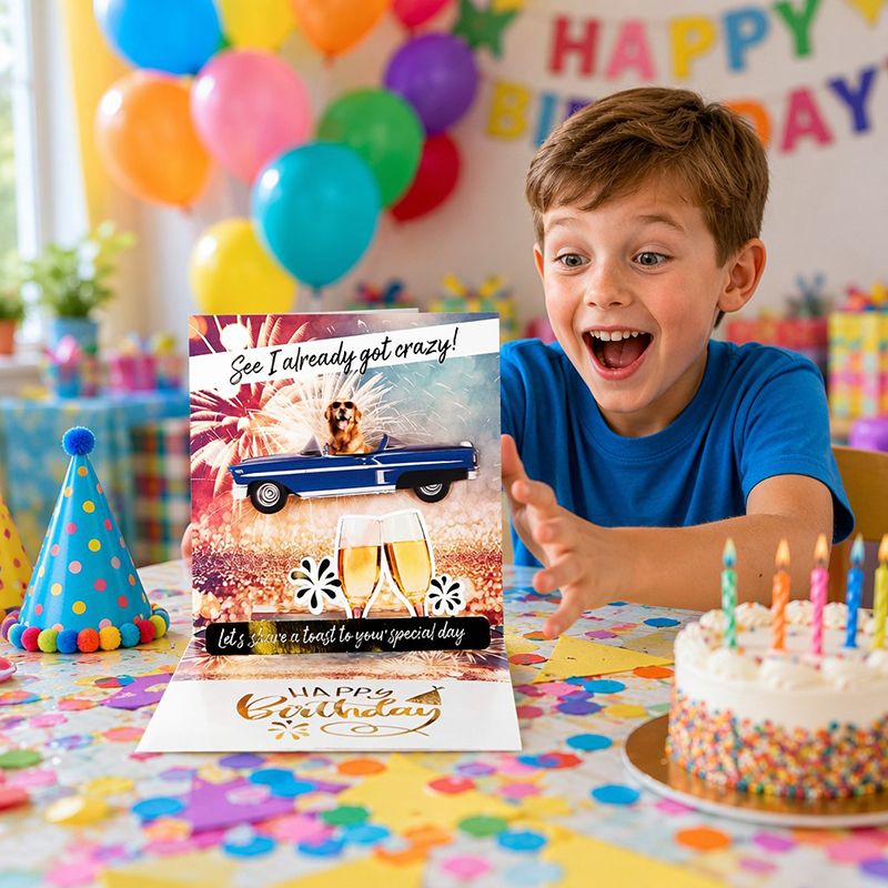 3D Pop-Up Birthday Card