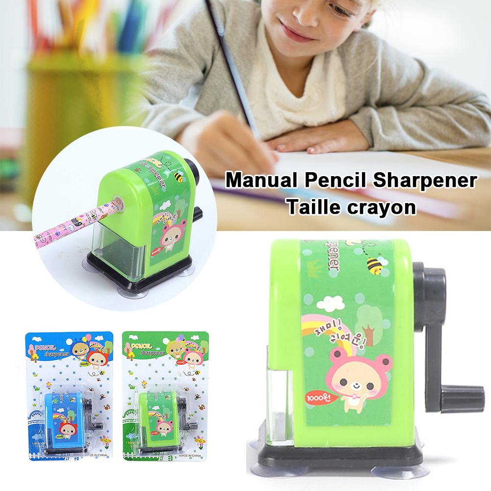 Kids Hand Held Manual Pencil Sharpener Cute Cartoon Sharpener Student Home School Supplies Stationery For Children
