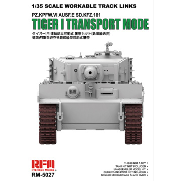 [Rye Field Model] Ryefield Model RFM RM-5027 1/35 Tiger I Transport Mode Workable Track Links
