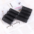 Multi Size Black Self Grip Hair Rollers Pro Salon Hairdressing Curlers Hair Design Sticky Cling Style For DIY Hair Styling