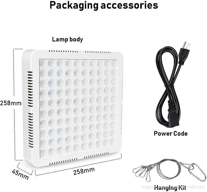 Full spectrum led grow light panel 600W