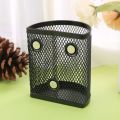 Metal Wire Mesh Magnetic Basket Storage Box Pen Pencil Makeup Organizer Kitchen Drop shipping