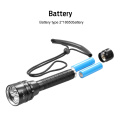 UV Professional LED diving Flashlight 5UV/L2 White Light Underwater 220M Scuba Diving Torch 395nm for Diving,Outdoor,Camping