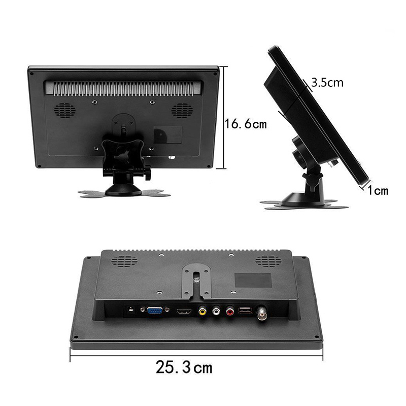 10.1 inch touch Screen Portable Monitor pc Laptop Small LCD Display Computer HDMI Raspberry pi gaming monitor 1366x768 USB Port