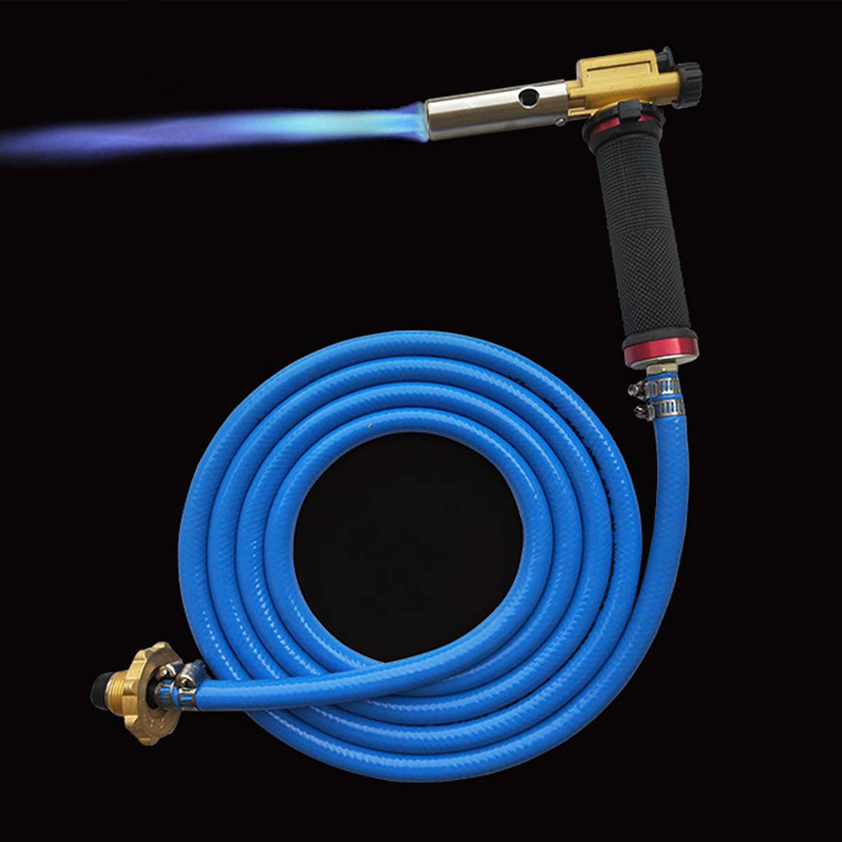 Liquefied Propane Gas Electronic Ignition Welding Gun Torch Machine Equipment with 2.5M Hose for Soldering Weld Cooking Heating