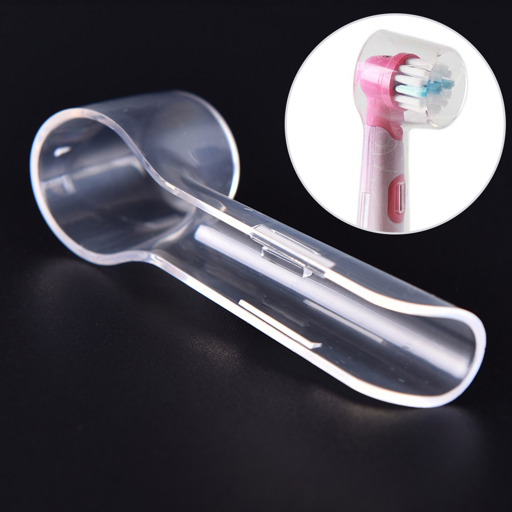 4pcs Reuseable Plastic Protective Toothbrush Cover Transparent Toothbrush Heads Keep Dust Out Protective Cap Portable Travel