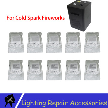 10 Bags/lots TI Powder 200g/bag Outdoor Cold Spark Sparkler Metal Titanium For Cold Flame Stage effect Firework Machine Powder