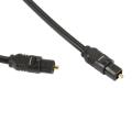 1.5m Digital Fiber Optical Optic Audio SPDIF MD DVD TosLink Cable Lead Cord 4.0mm Black Audio Optical Fiber Cable In Stock