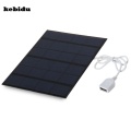 kebidu Hot Portable Dual USB Solar Panel Battery Charger 5V 3.6W 500mA for Power Bank Supply with LED Light Fasion Travelling