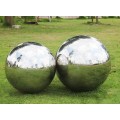 304 stainless steel gray hollow balls bright millor home deco ball Metal Building Materials no slide ball
