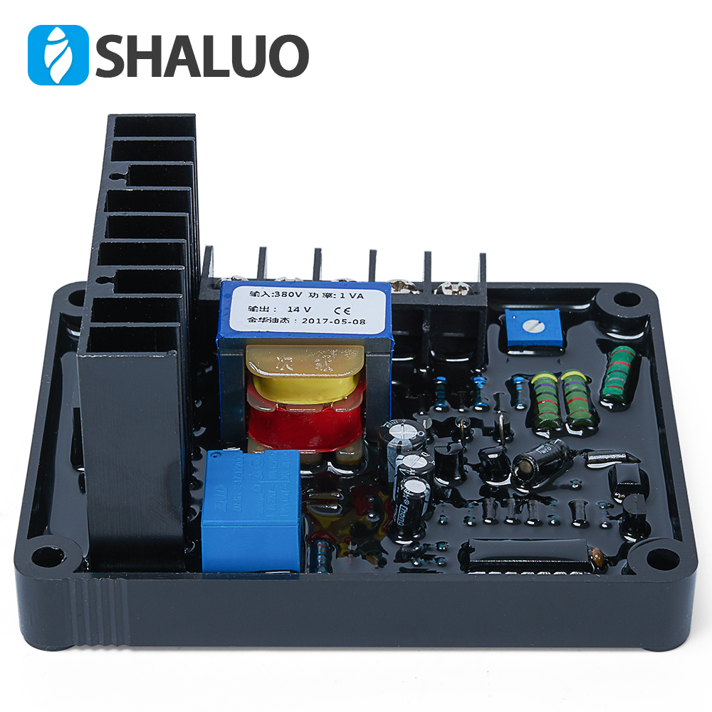 GB160 GB170 Generator Stabilizer 220v 380v 30kva Automatic Voltage Regulator AVR Brush Diesel Alternator current adjustable