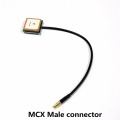 for IOT M2M MCX Male connector GNSS GPS antenna 28dB High Gain ceramic patch internal GPS GLONASS antenna 1575.42MHZ 28*28*7.2mm