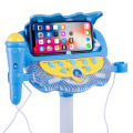 iTECHOR Children Karaoke Song Machine Microphone Stand & Lights Toy Karaoke Players Home Audio & Video- Blue