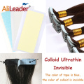 Alileader 5sheets 60pcs Hair Extension Tape Adhesive Bonding Double Sided Strong Waterproof Tape For Hair Extension/Lace/Toupee
