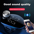 Bluetooth 5.0 FM Transmitter Car Stereo MP3 Player Wireless Handsfree Car Kit Adapter Support USB Disk/TF Card Music Play